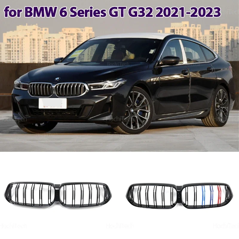 M Color/Grill Black Car Front Bumper Kidney Grille For BMW G32 6GT 6 Series Gran Turismo Facelift 2020 2021 2022 2023