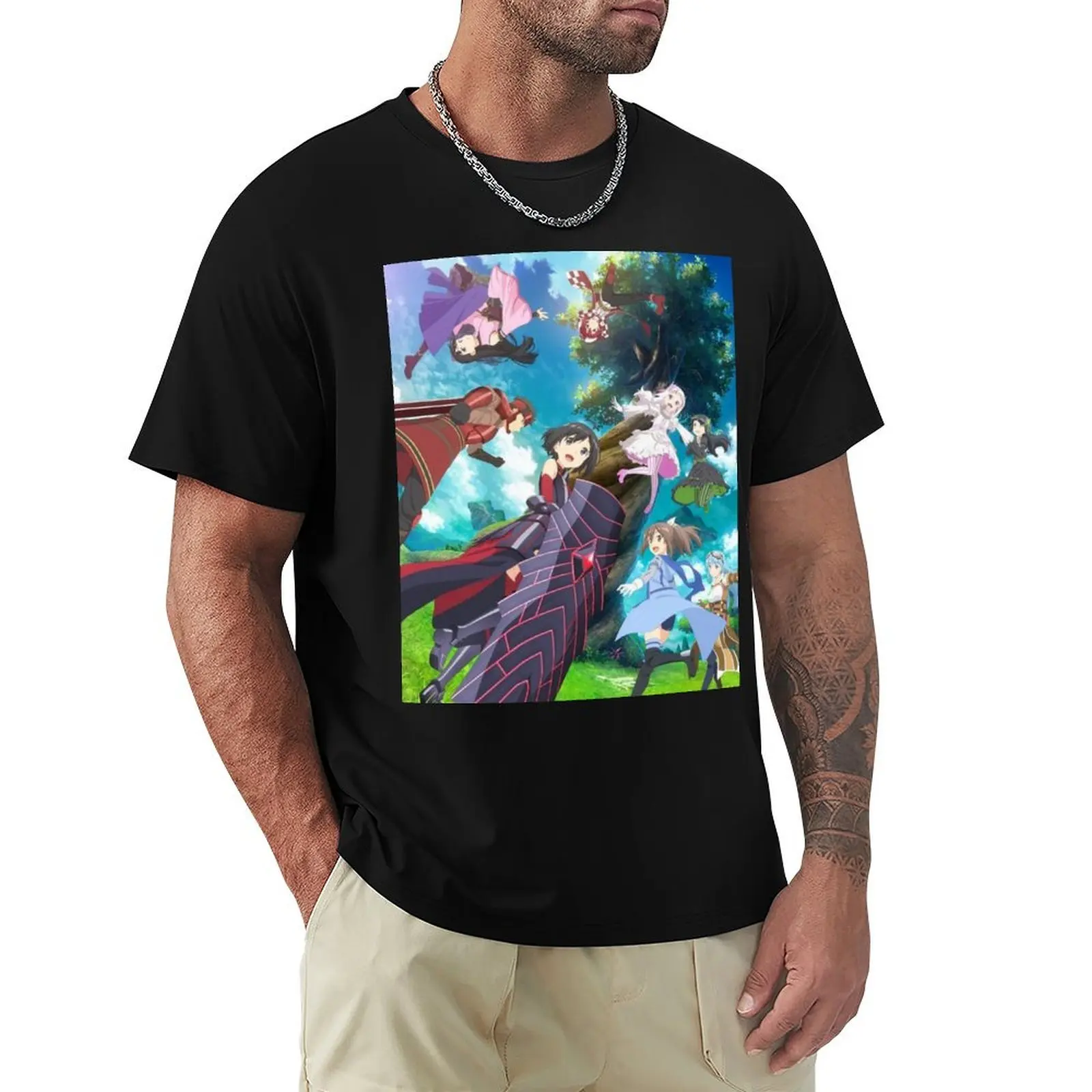 

BOFURI: I Don't Want to Get Hurt, so I'll Max Out My Defense 3 T-Shirt Everyday Wear Basic Short Sleeve Top