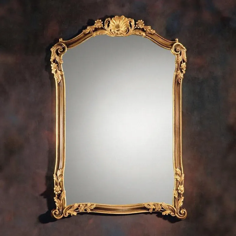 Espejo de Pared Dorado de Lujo, Decoración Moderna y Estética, Espejo Irregular Nórdico, Espejo Colgante para Niñas, Decoración para el Hogar