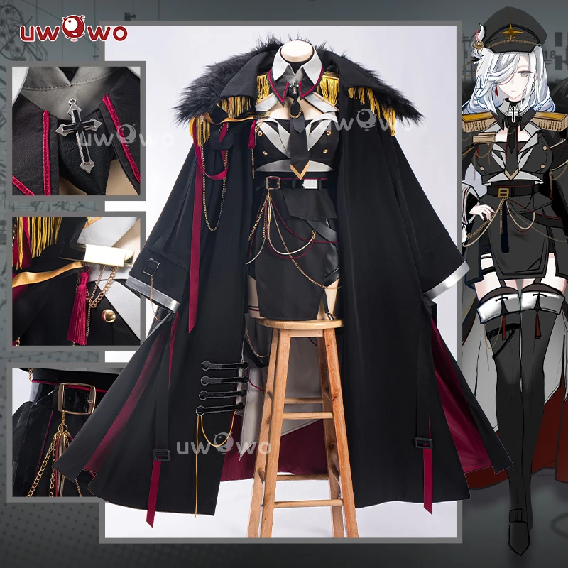 

PRE SALE UWOWO Shenhe Cosplay Game Genshin Impact Fanart Shenhe Military Uniform Cosplay Costume With Coat Halloween Costume