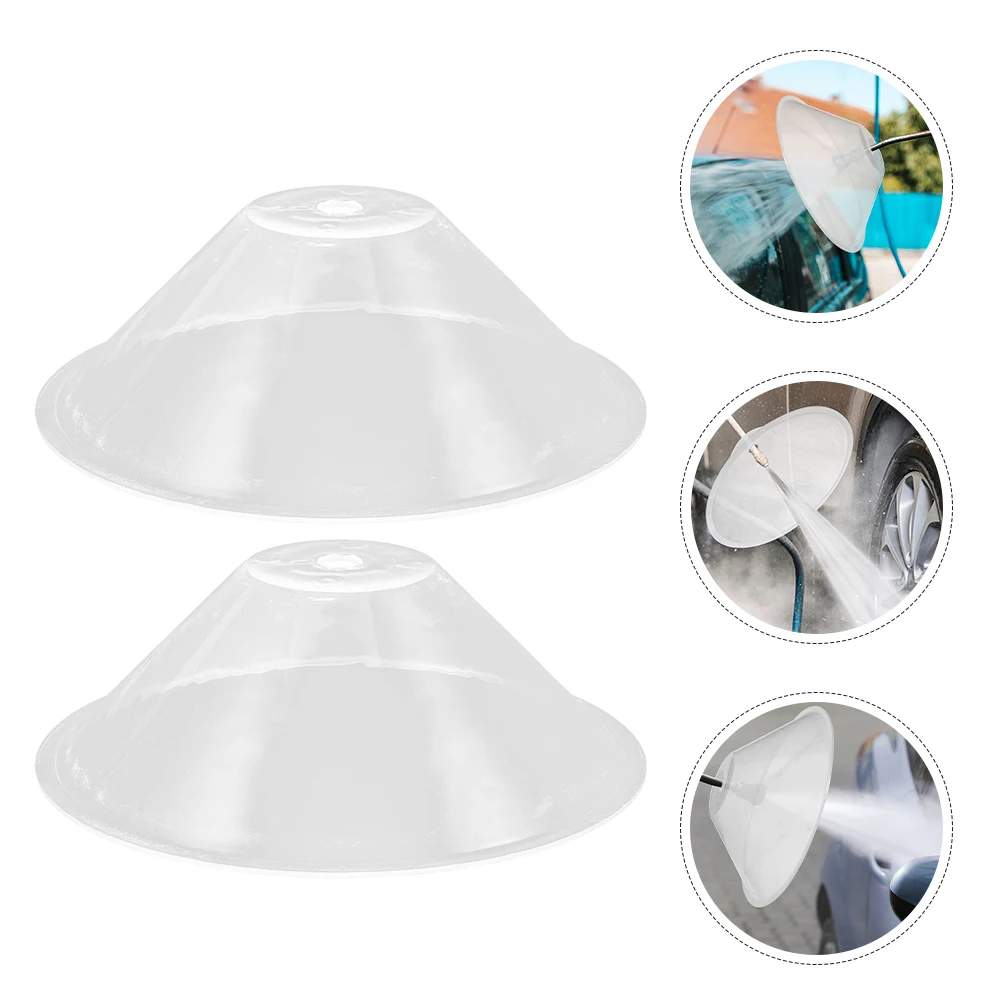 

2pcs Fan Spray Anti-Splash Guard High-Pressure Sprayer Cleaning Machine Accessories Car Wash Patio Garden Durable Plastic Splash