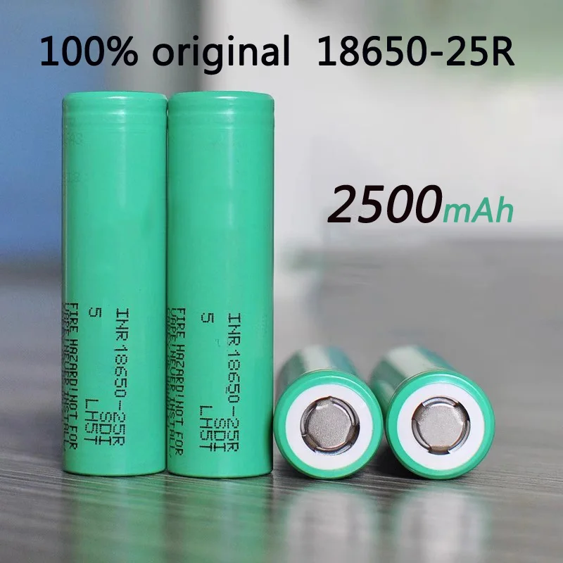 

18650 Lithium Battery 3.7V 2500mAh for Electric Tools Flashlight Fans Toys Power Bank Human-machine Interface Devices