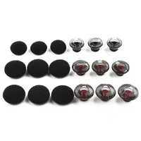 Kits Headphone Cover 2pcs/Set Accessories Black Earphones Earplugs For Premium Silicone+Foam