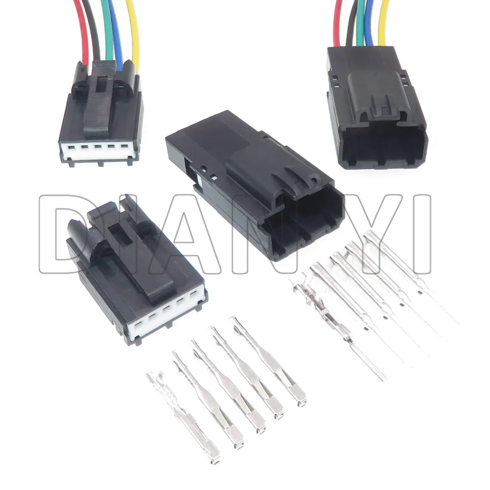 Комплект-из-5-контактных-автомобильных-электрических-разъемов-гнездо-и-штекер-для-жгута-проводов-артикулы-31072-1070-31072-1010-для-ford