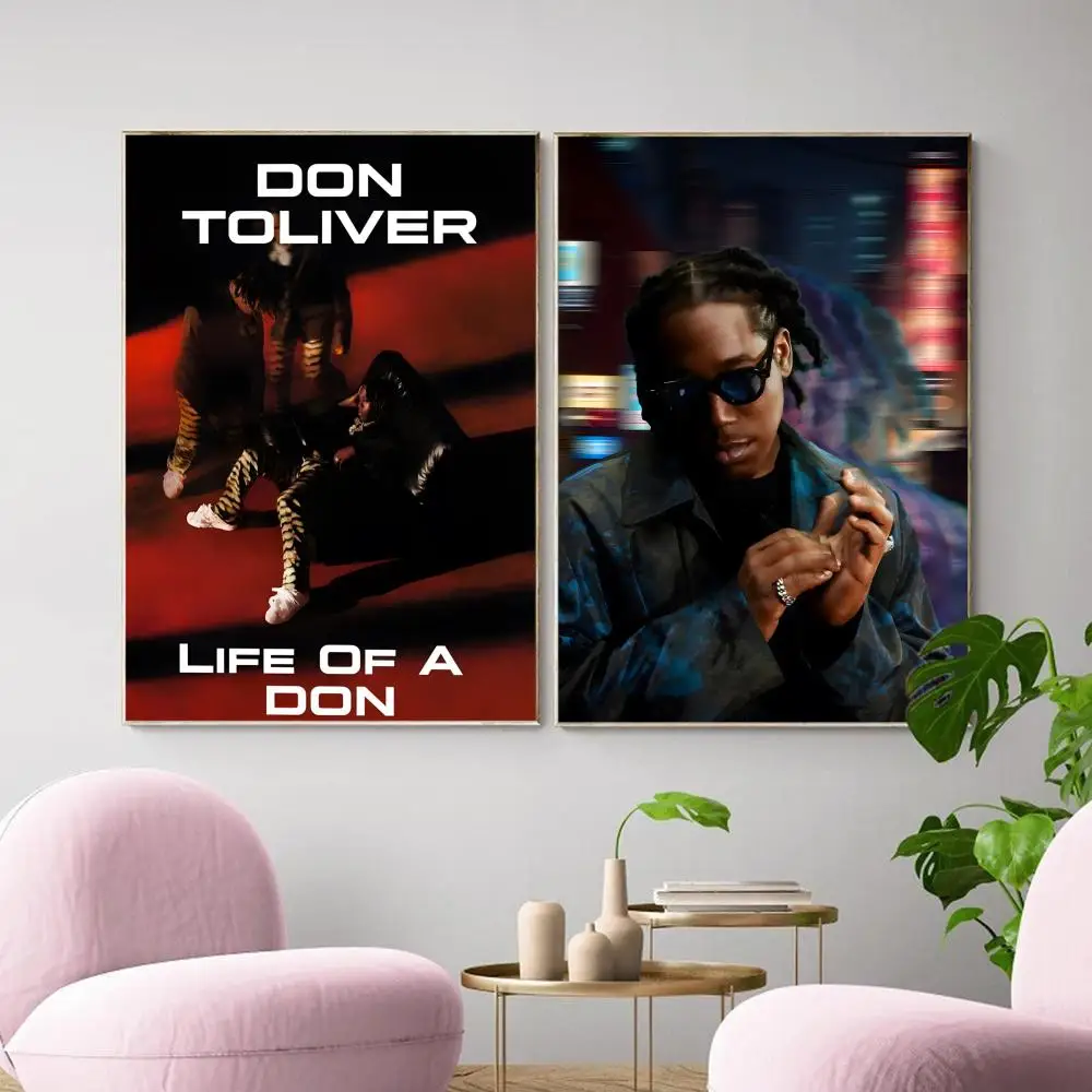 Don Toliver Painting Calligraphy Canvas Poster Wall Art Aesthetic Home Decoration for Living Room
