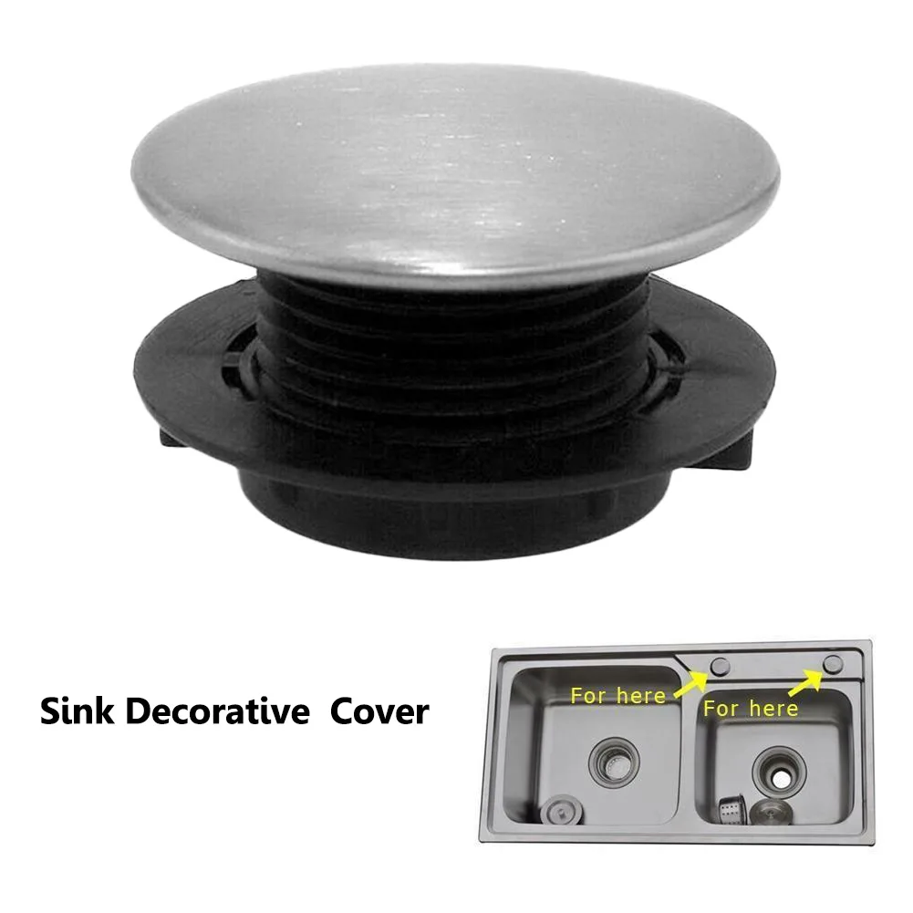 

Kitchen Sink Cover Sink Tap Covers Tap Hole Stopper Blanking Faucet Hole Cover Decorative Cover Household Hardware Parts