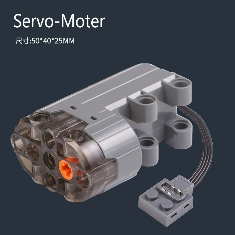 Technical Motor Parts Building Block Compatible Technical Mechanical Group MOC PF Power Function Upgrade XL-M-Servo Motor