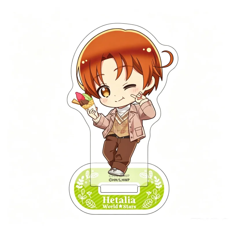 Hetalia: World Stars 10CM Italy Germany China Acrylic Figure Stand Model Cosplay Toy Birthday Gift Ornament Keychain