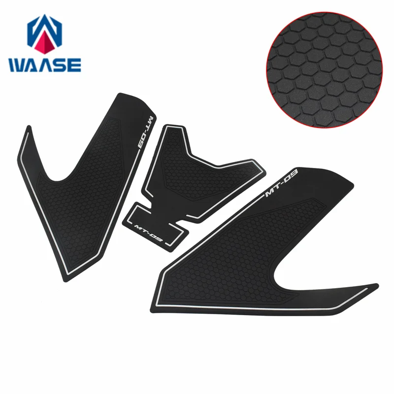 

waase For Yamaha MT-09 MT09 SP 2024 2025 Tank Pad Protector Sticker Decal Gas Knee Grip Tank Traction Pad Side
