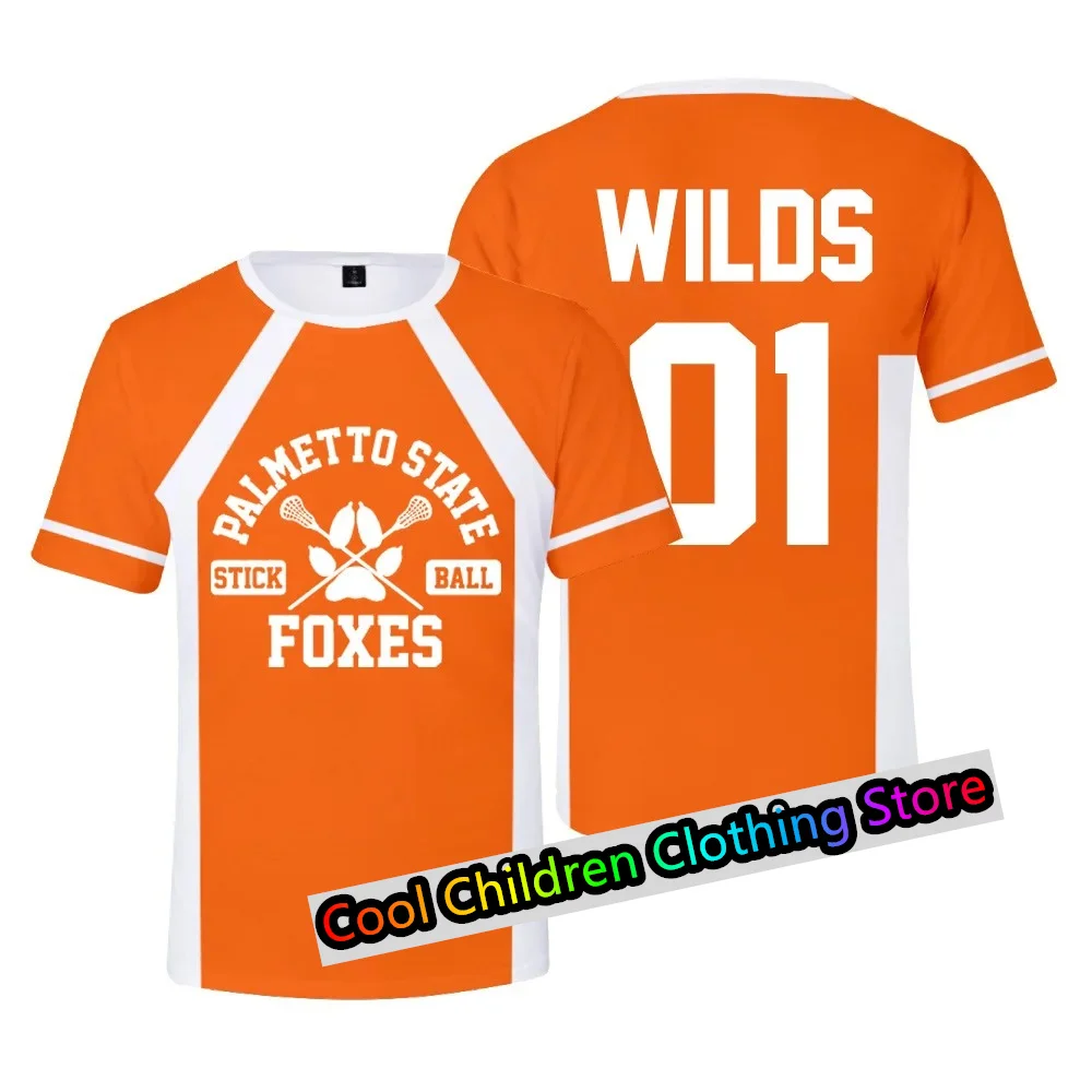 2024 New The Foxhole Court Palmetto State Foxes Lacrosse Jersey Cosplay WILDS MINYARD 3D Tshirt Men/Women Short Sleeve Kids Tees