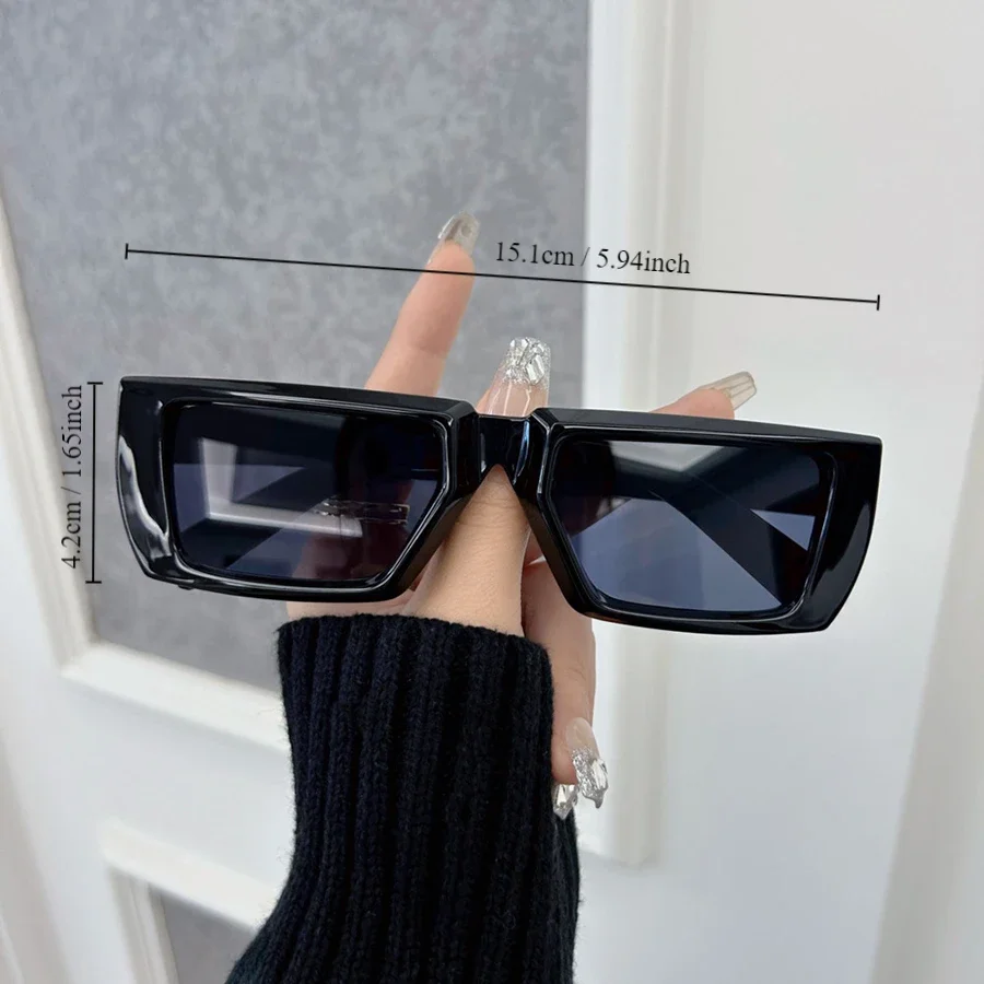 Retro Square Sunglasses Women Men Designer Vintage Sun Glasses Female Male Fashion Shades Mirror Punk Outdoor Oculos De Sol