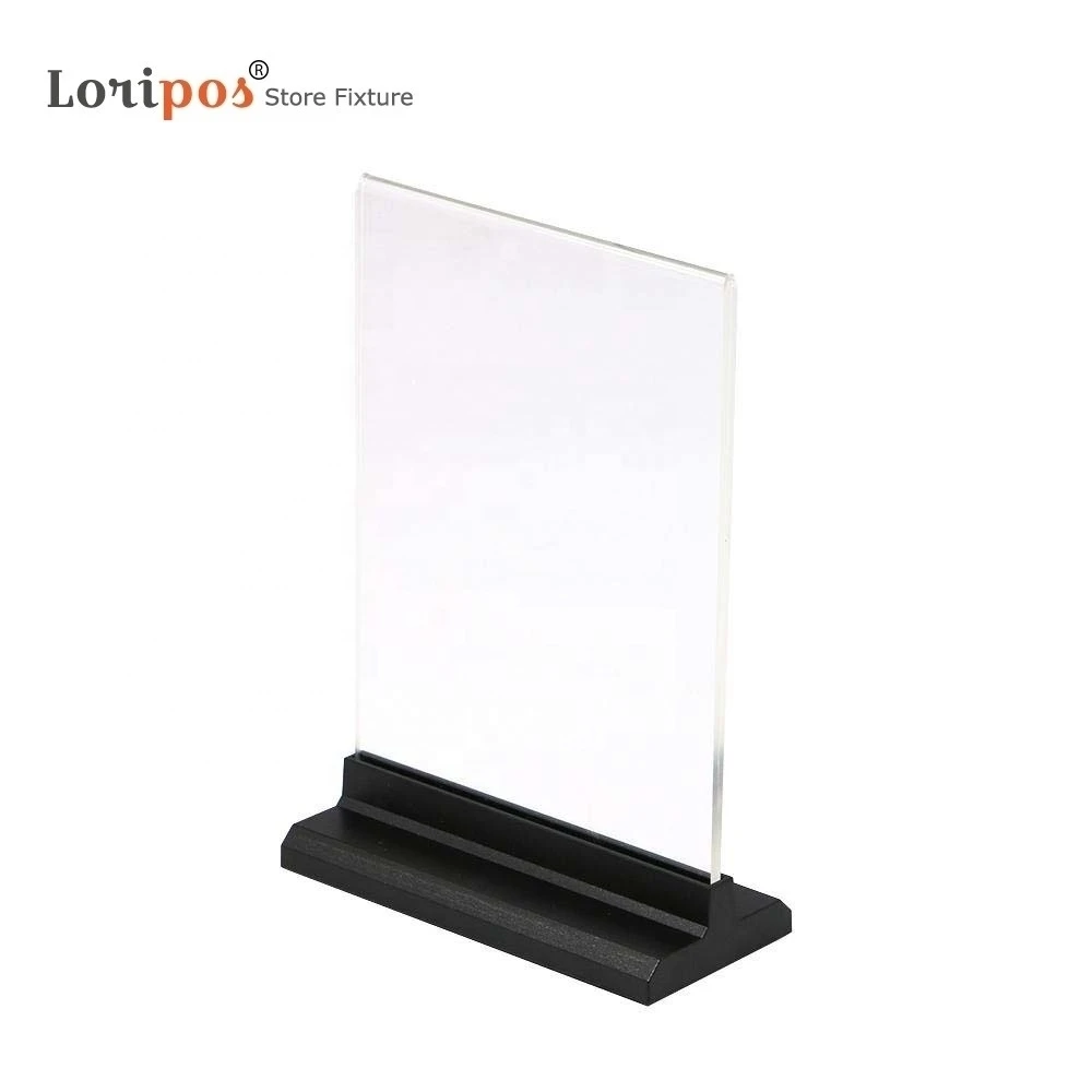 A6 A5 Acryl Display Stand Schreibtisch Regal Display Karte Stand Büro Business Stand Desktop Poster Halter