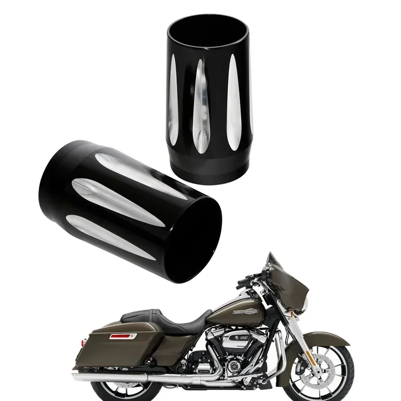 For Harley Touring Street Glide Electra Glide CVO Ultra Limited Road King Freewheeler 2014-2022 Fork Boot Slider Cover