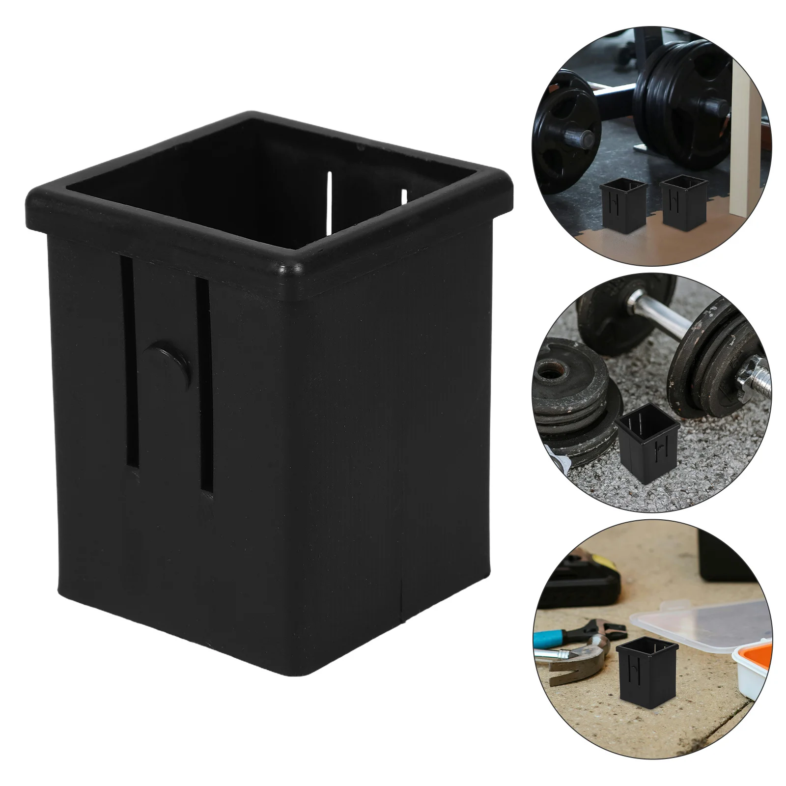 

4Pcs Hollow Square Tube Sleeve Converter 50x40mm Inner Adapter for Exercise Machines Glide Tubes Smooth Sliding Fitness