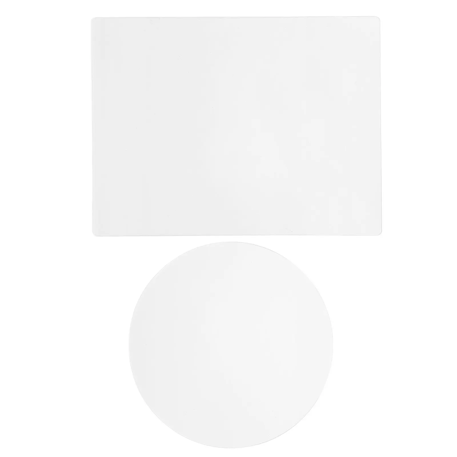 

2Pcs Gel Plate Reusable Flexible Monoprinting Plate Scrapbooking Craft Art Transfer Printing Supplies for and Adults