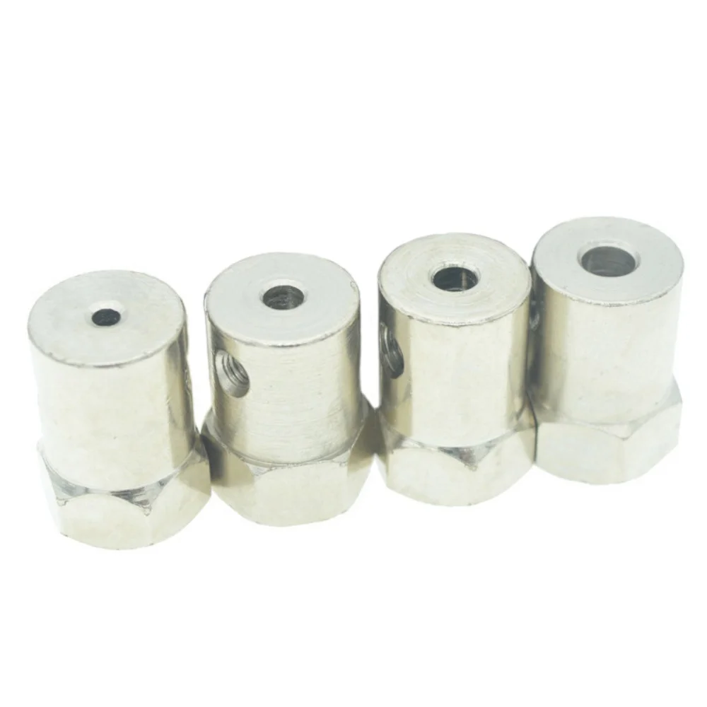 2/3/3.17/4/5/6/7/8mm Hexagonal Shaft Coupling Motor Transmission Shaft Coupler Connector Car Toy Wheels Tires Shaft Coupling