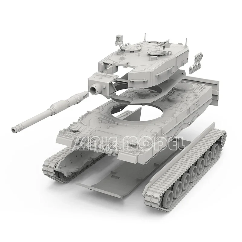 MENG 72-009 Carro armato da battaglia principale tedesco "Leopard" 2A4 1/72 Kit modello in scala di assemblaggio militare Giocattolo fai da te, Collezione Regalo di compleanno