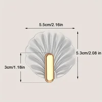 4Pcs Decorative Wall Self Adhesive Hooks, Adhesive Wall Hooks for Hanging Heavy Duty, Over The Door Hooks Key Holder for Wall - Image 6