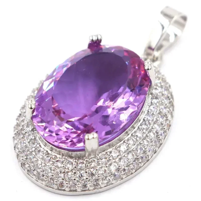 

9 г индивидуальный куЛОН из натурального серебра 925 пробы, привлекательный александритовый топаз, цаворит граната, красный рубин, турмалин CZ, женский W