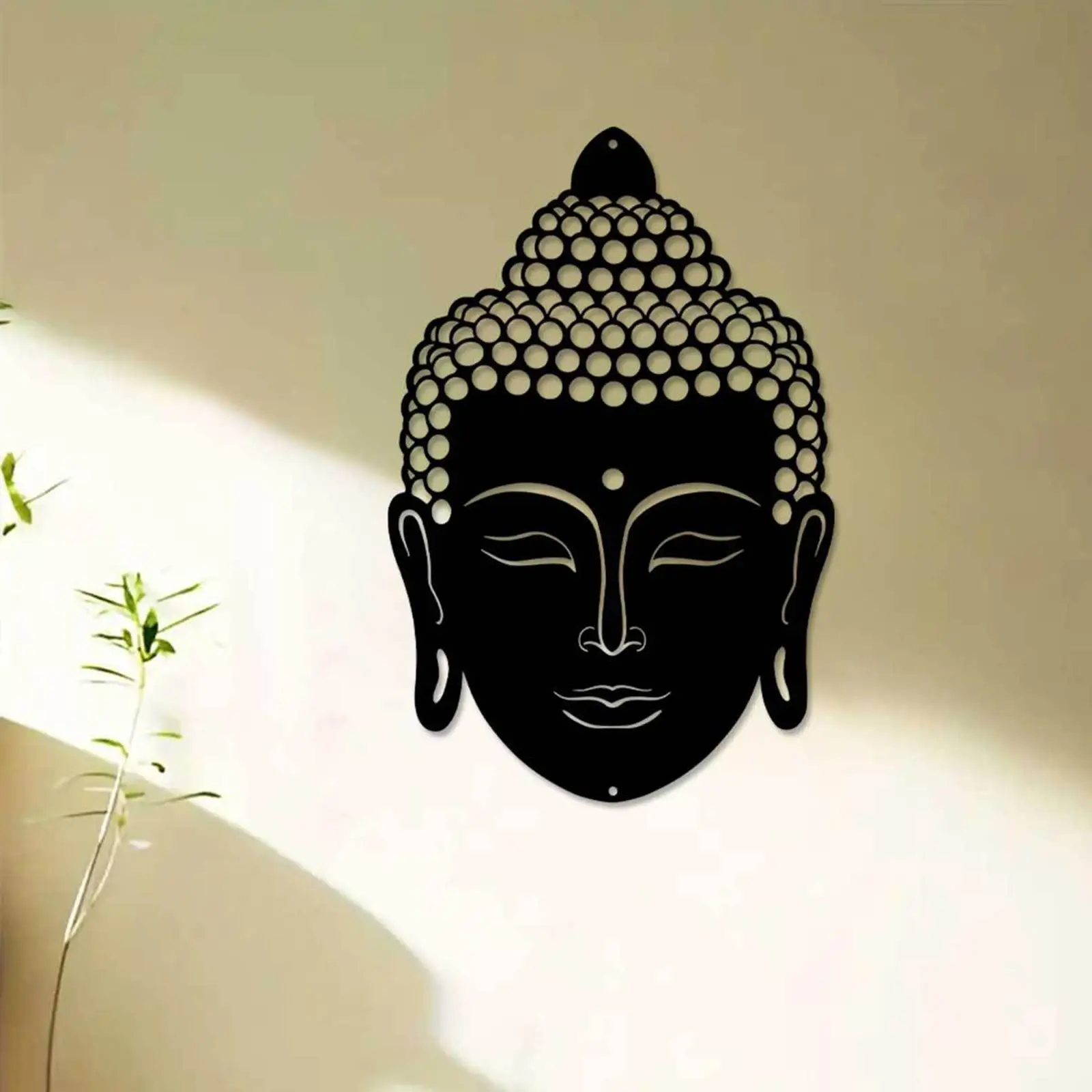 

Голова Будды Настенный Декор Домашний Железный Настенный Художественный Декор Дзен Фон Буддийский Знак для Интерьера Спальни Офиса Новоселье Праздник