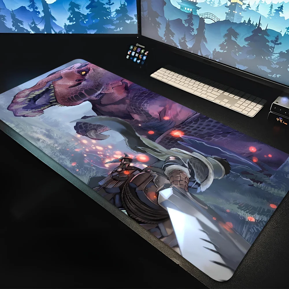 

1pc Z-Monster Hunter World Non-slip Mouse Pad Suitable For Office Computers Laptops E-sports Game Desk Mats XXL Keyboard