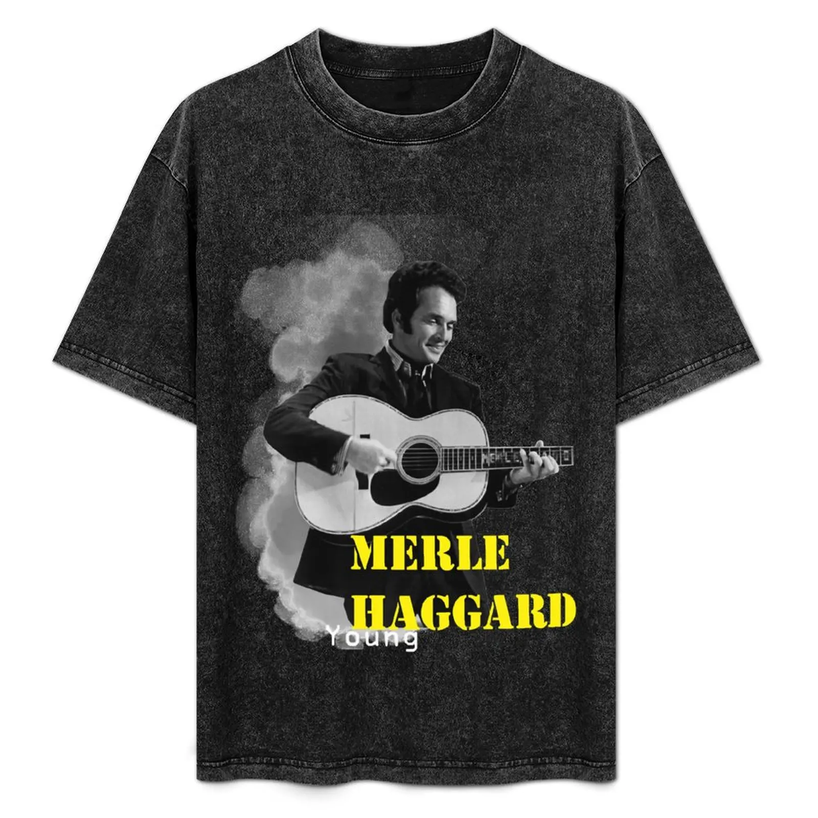 

merle haggard giutar smile Essential T-Shirt Work Wear Breathable Tee