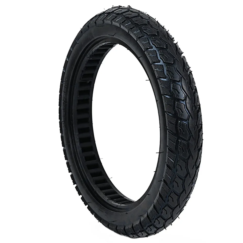 

Black Solid Tire Electric Bike Tire Urban Commuting Bike Riding Smooth Riding Experience Excellent Grip Reliable Option