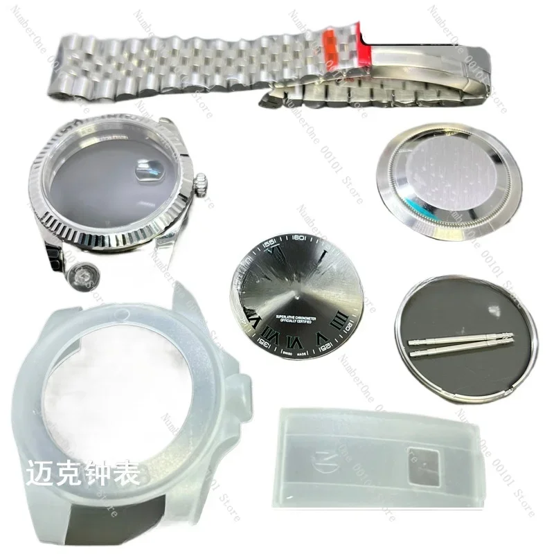 Assembled watch accessories case suitable for Swiss ETA2824 2836 3235 movement 904 steel case 41MM