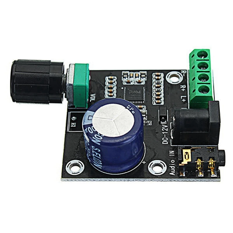 5X PAM8610 Dual Channel DC 12V HD Pure Digital Audio Stereo Amplifier Board Class D 15W X 2 High Power Amplifier Module