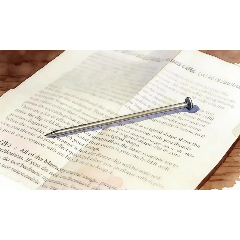 

Psy Nail Super Nail Straightening (Memory Metal) - Фокусы с выпрямлением ногтей (металл с эффектом памяти) для уличных и сценических иллюзий, реквизит для ментализма и магических трюков