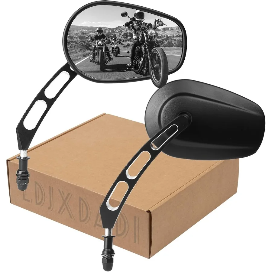 

Черные зеркала заднего вида 8 мм для Touring Road Glide FLTRX Electra Glide FLHT Road King FLHR Street Glide FLHX Sportster Dyna Sof