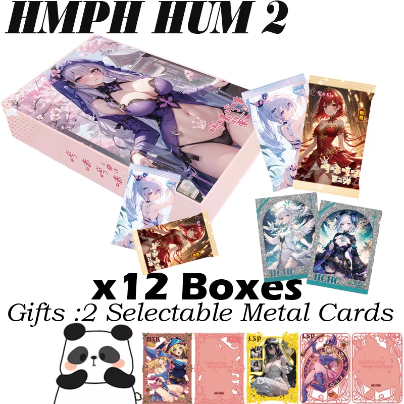 Wholesale Witch Card New Goddess Card HMPH HUM 2 Hobby Anime Waifu Collection Card Doujin Booster Box LSP Rare Card Toys Gift