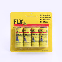 4PC/Box Sticky Insect Glue Paper Catcher Trap strong sticky fly sticky note Indoor And Outdoor Use Flea Sticky Trap Supplies