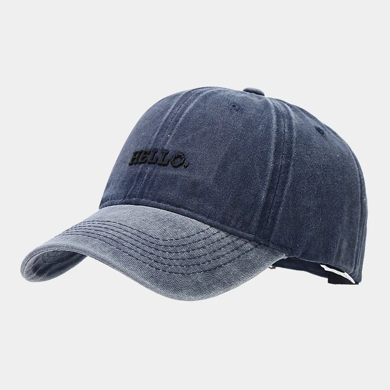 Casquette de Baseball en coton délavé, rose, noir, pour femmes, hommes, bonjour, brodée, Streetwear, Hip Hop, chapeau à rabat, visière d\'été,