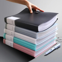 A4 PP Plastic Pocket File Organizers-High Transparency Durable Document Storage for Office, School  Lightweight & Portable