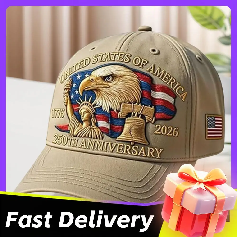 الرجال النساء قبعات البيسبول الولايات المتحدة 250th الذكرى قبعة قابل للتعديل الرجعية غسلها قبعة وطنية الولايات المتحدة 250th الذكرى الرياضة قبعة سائق الشاحنة #3