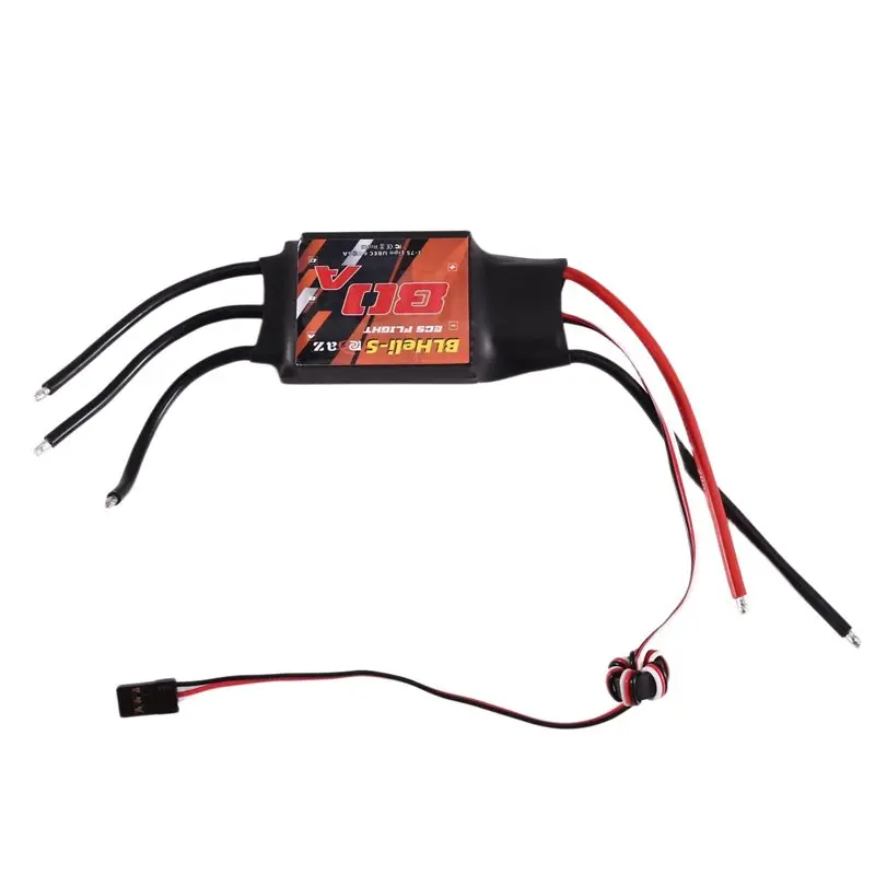 

WOWFU-Blheli RC Бесщеточный ESC 80A регулятор скорости для квадрокоптеров, авиамоделей, самолетов с фиксированным крылом, многоосных FPV RC дронов