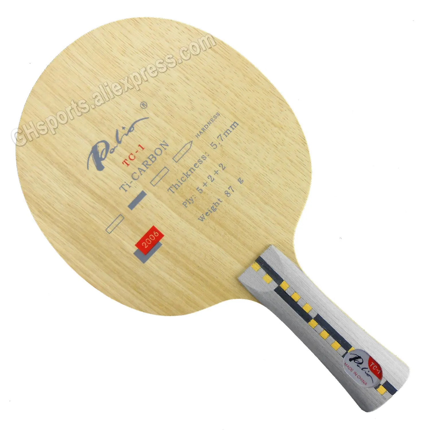 

Palio TC-1 TC 1 TC1 Ti+Carbon Loop plus Attack Table Tennis Blade for Racket Ping Pong paddle TC1