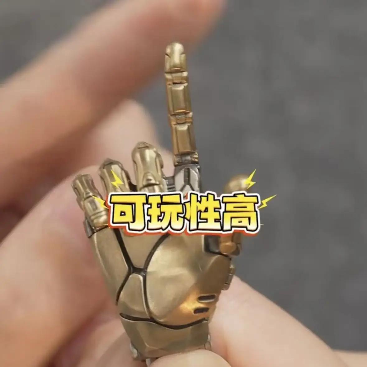 Pingente de colar de mão mecânica – joias colecionáveis estilo vintage e decoração de mesa