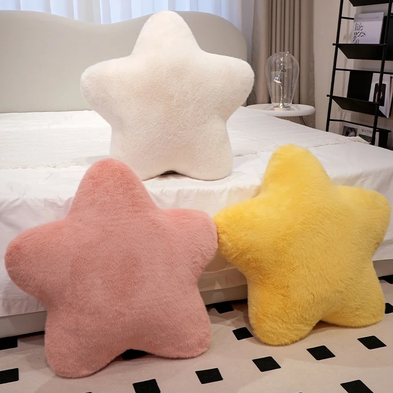 15/50/60CM Star Shaped Throw Pillow High Quality Stuffed Simulated Star Soft Bedroom Decoration Cushion