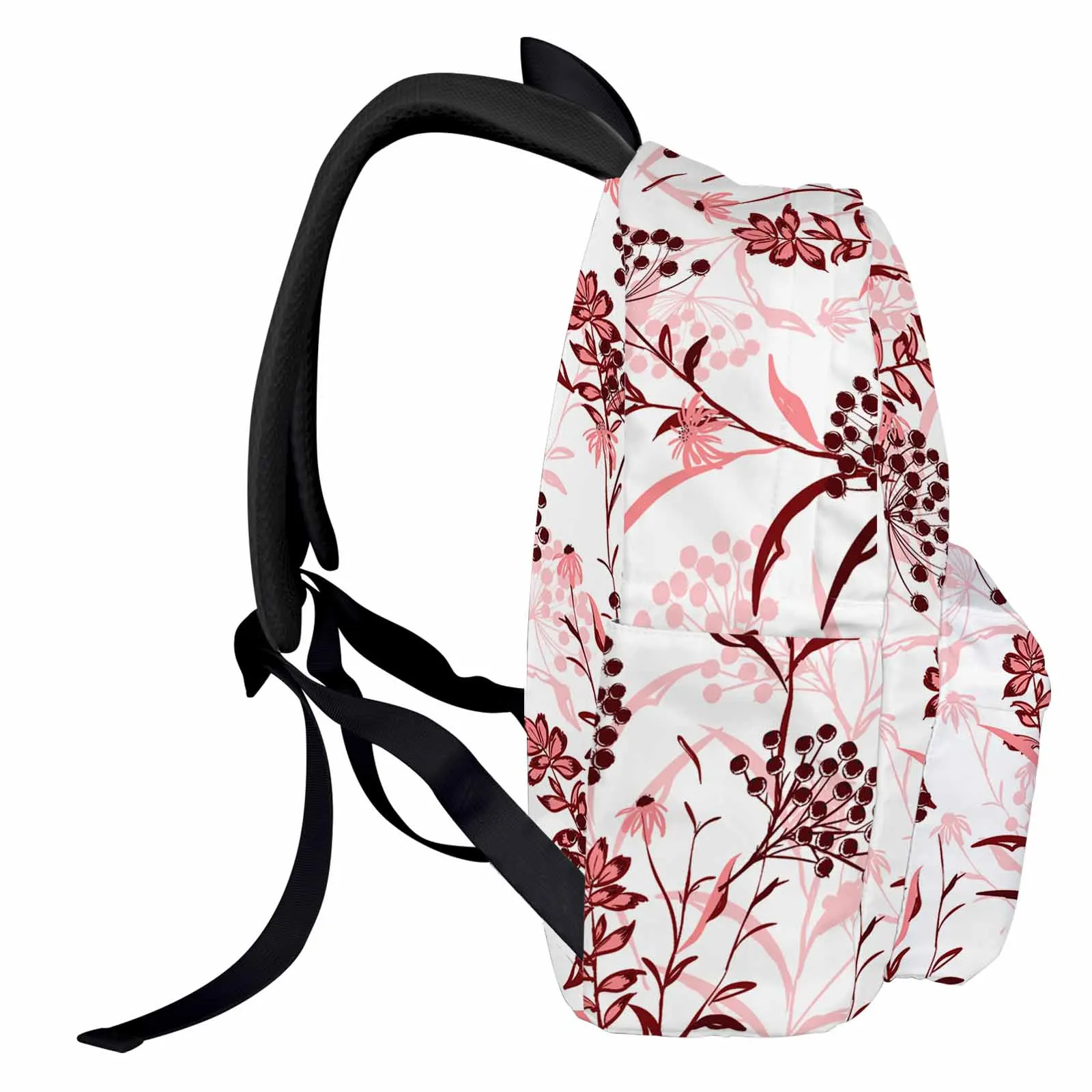 

Plant Texture Fruit Red Backpack Teenagers Student School Bags Laptop Custom Backpack for Men Women Travel Bag