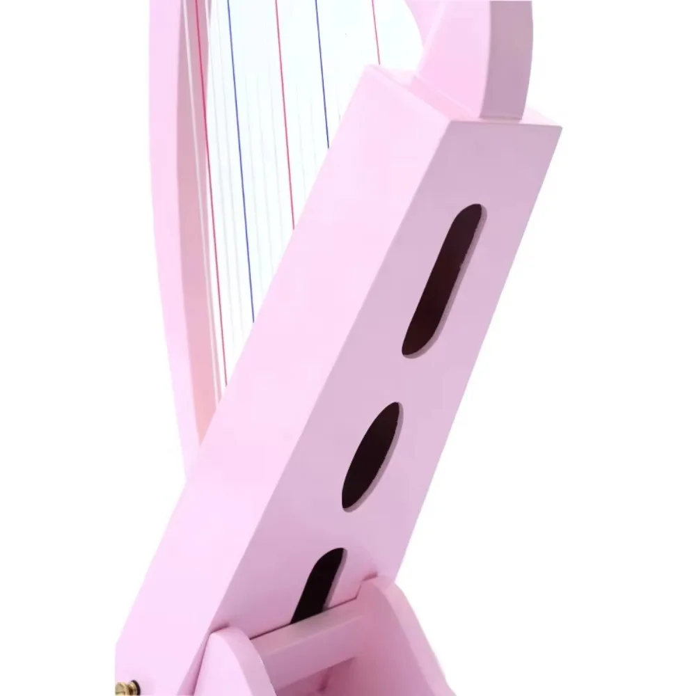 Hot Sale 16-String Pink Lyre Children's Small String Instrument Accessories