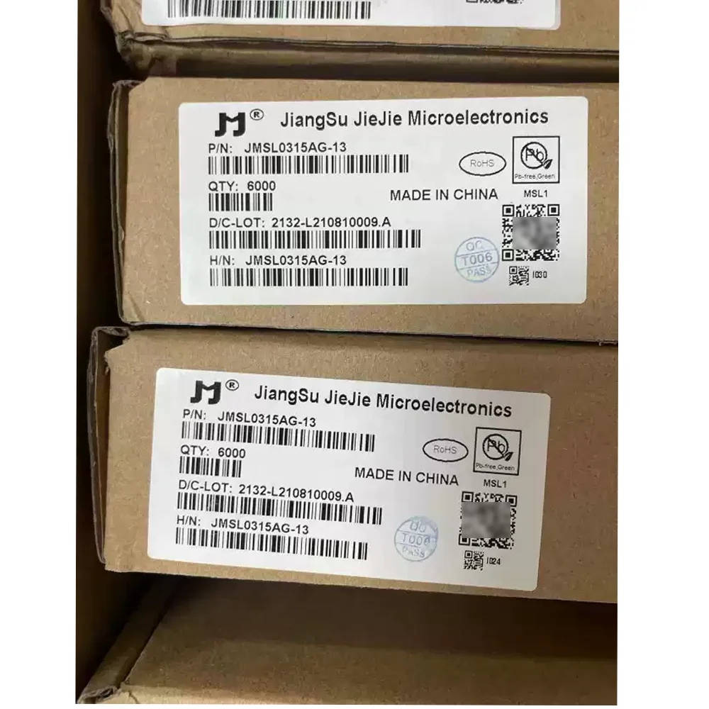(10 pcs) JMSL0315AG-13 PDFN5x6-8L - N-Channel MOSFET 30V 44A 7.0mΩ JMSL0315AG