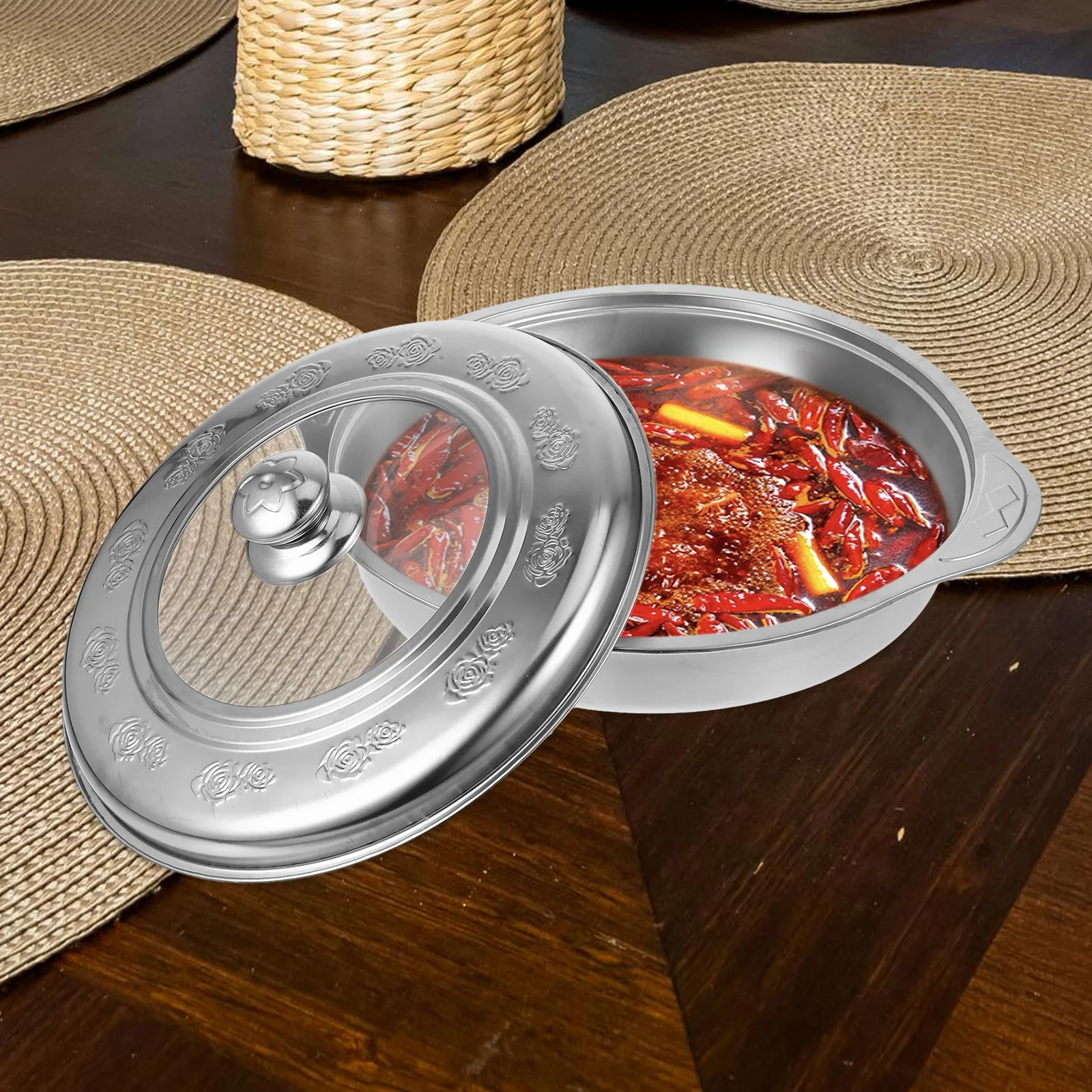 

Stainless Steel Catering Tray Thick Bottom Rectangular Buffet Food Container Party Restaurant Serving Pan Chaffing Dish Catering