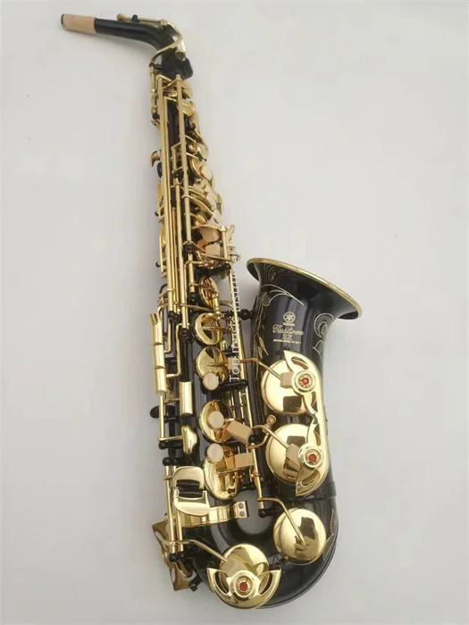 

1pcs Popular Black gold key Saxophone Alto YAS-875EX E Sax Musical Instrument High Quality With Case All Accessories