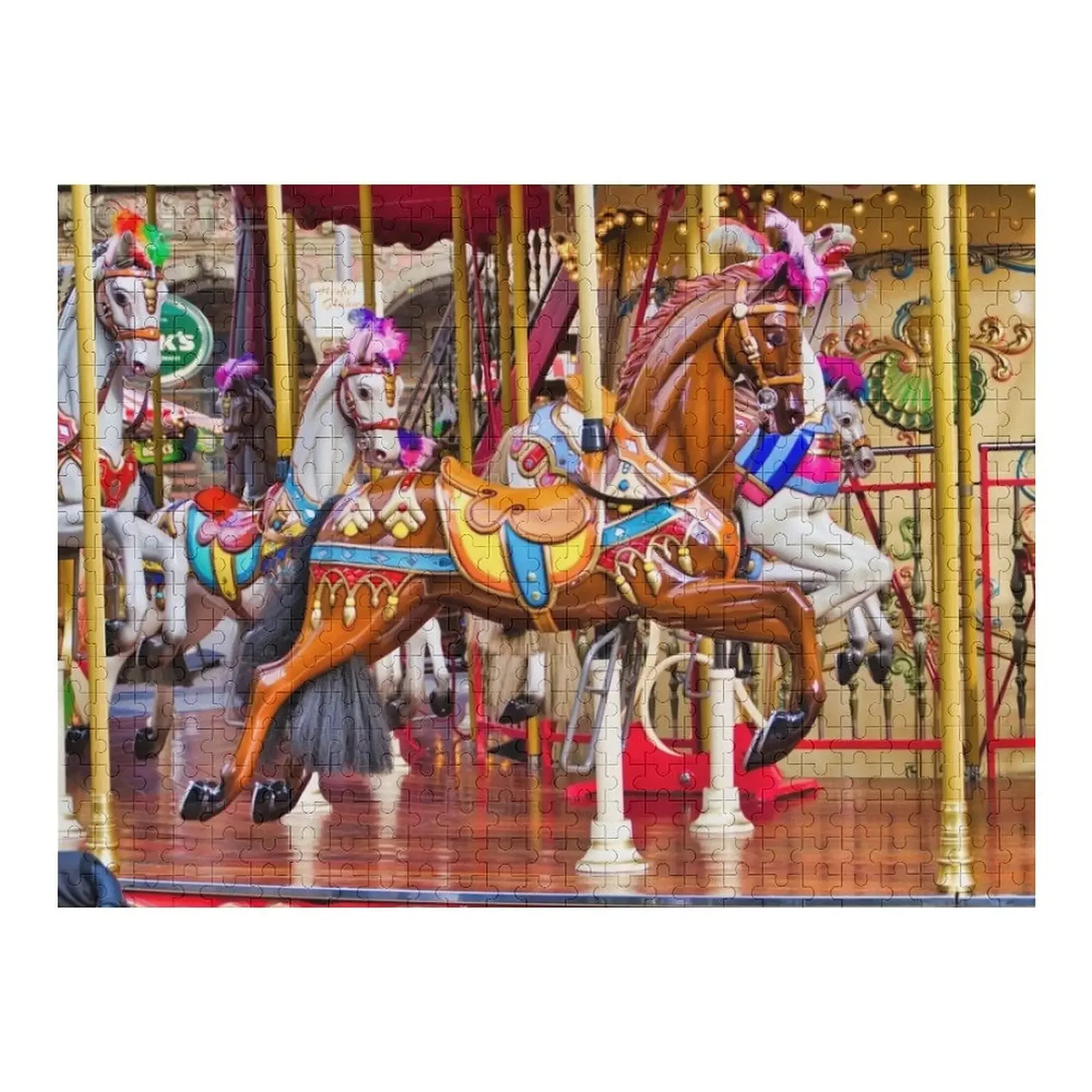 

Carousel tradition Jigsaw Puzzle Customized Photo Personalized With Photo Custom With Photo Puzzle