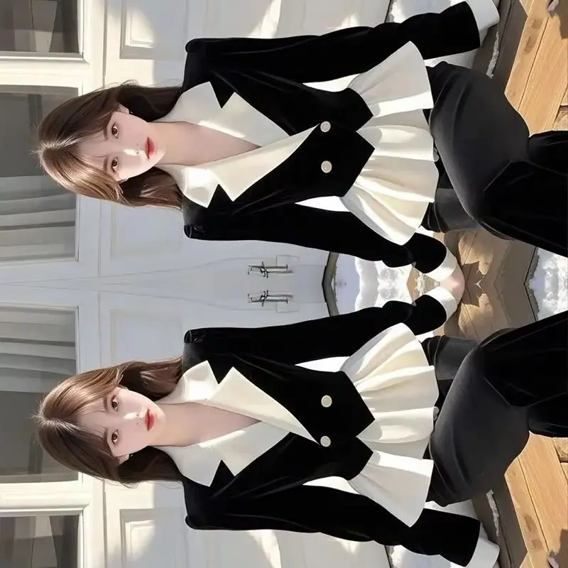 

Взрывы, новая женская роскошная высококачественная уникальная и супер красивая черная рубашка с длинными рукавами, женская рубашка Tide