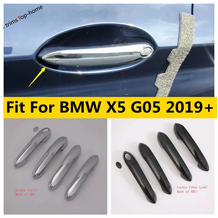 Outer Door Handle Protector Decoration Clasing Catch Cap Cover Trim For BMW X5 G05 2019 2020 2021 2022 2023 2024 Car Accessories