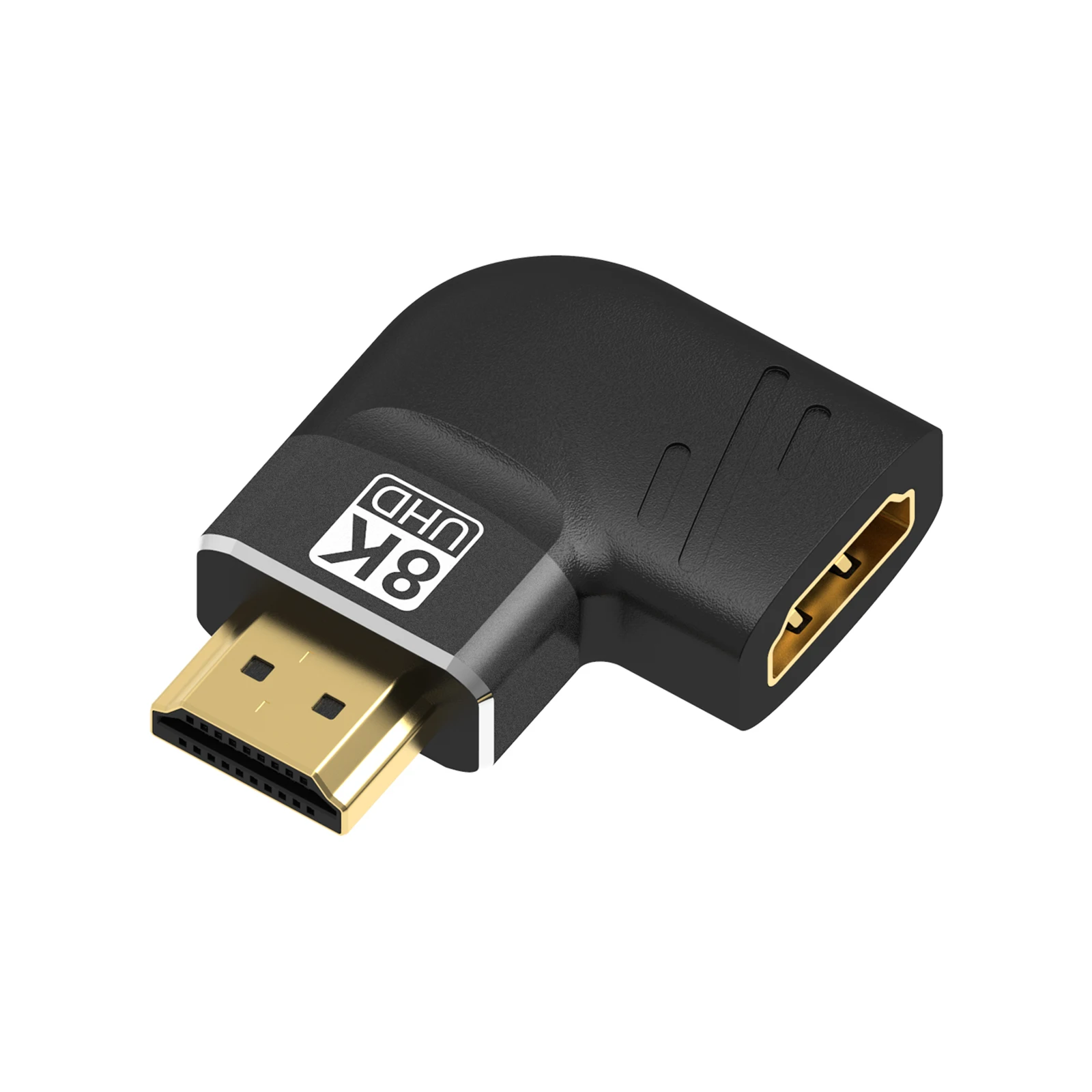 8K HDMI-compatibele zijbocht 90 graden adapter 90 graden haakse 270 graden adapter 8K @ 60HZ HDMI-uitbreidingsconnector