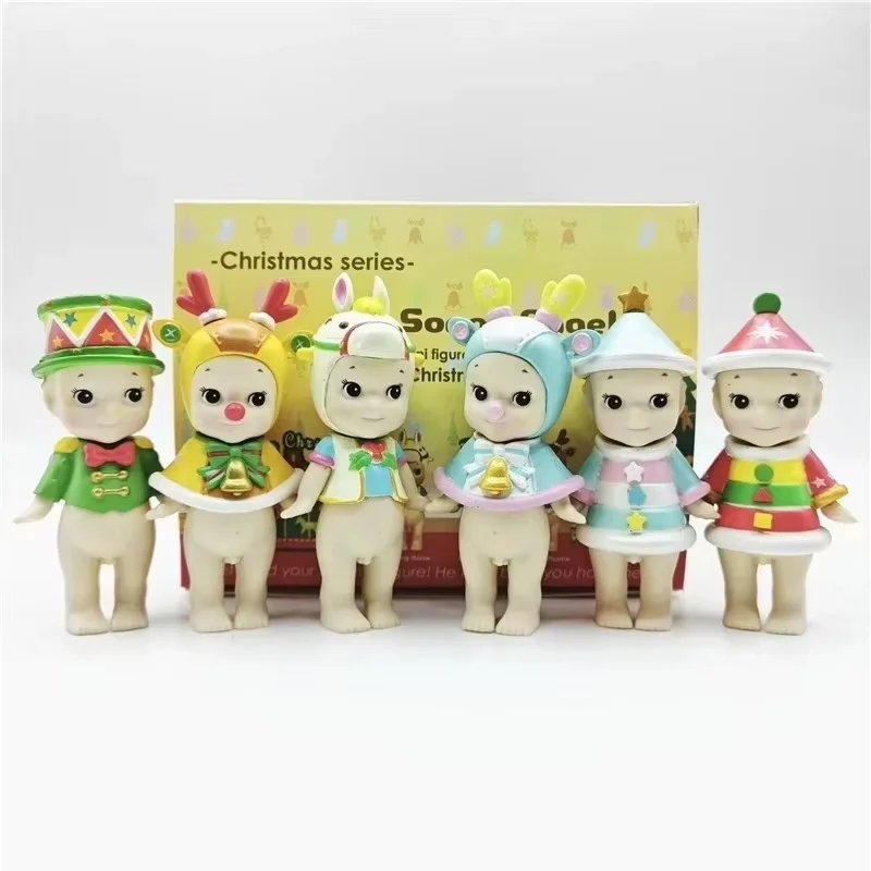 

Hot Sonny Angel Mini Figure Christmas Series 2nd Generation Happy Xmas Editions Blind Box Mysteries Surprise Cute Fans Toy Gifts